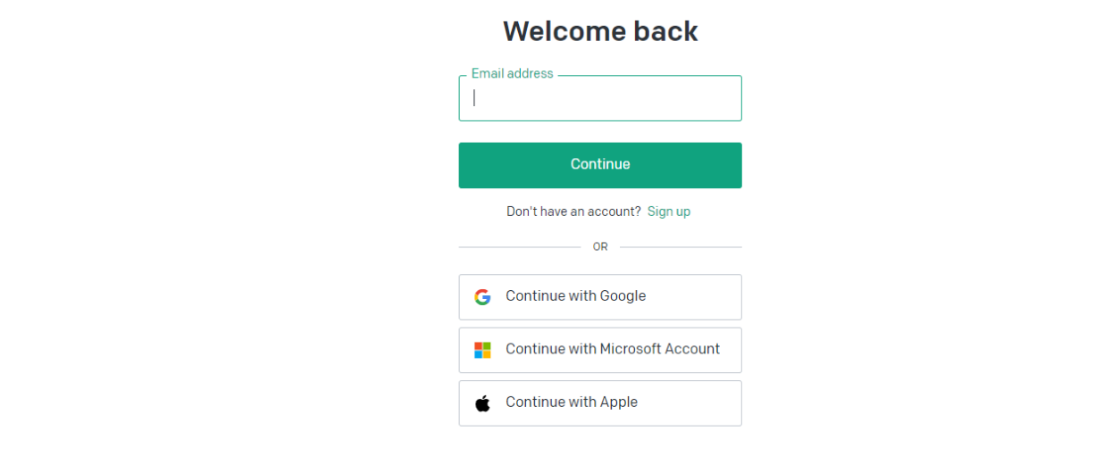 Login to Open AI